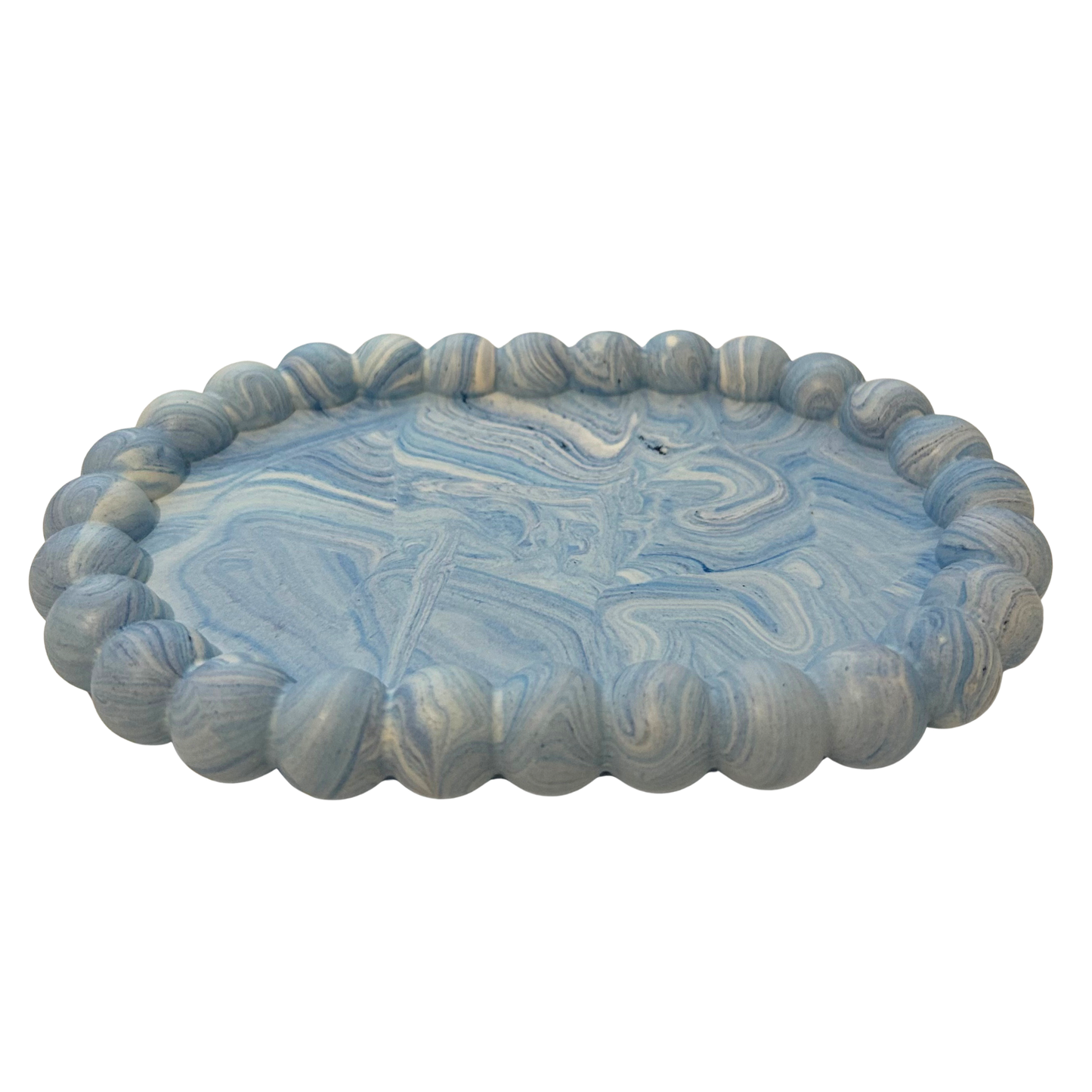 PREMIUM JESMONITE STONE MARBLE BUBBLE TRAYS