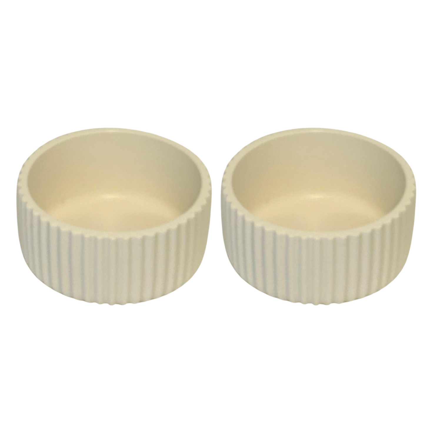 PREMIUM JESMONITE STONE RIBBED JAR