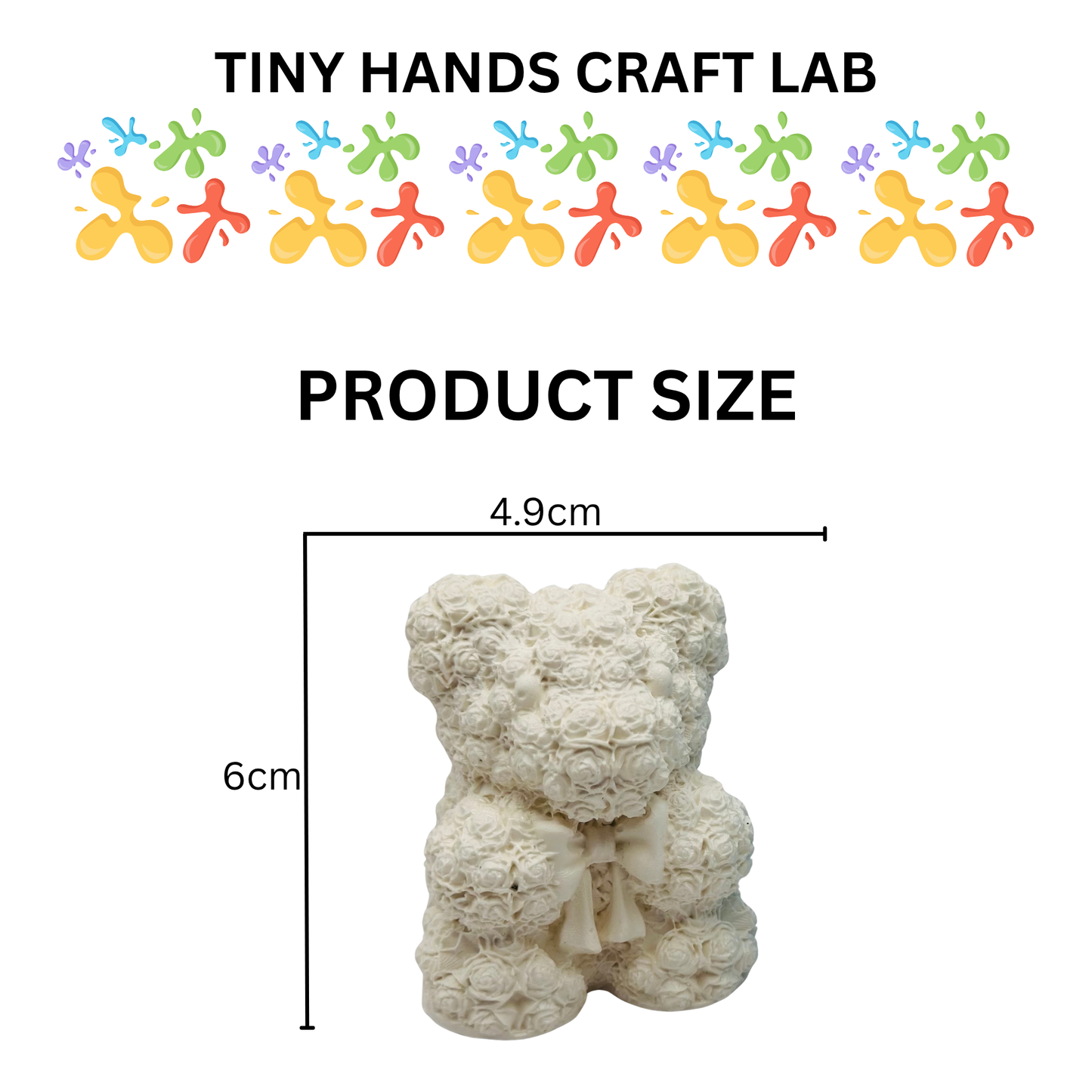 TEDDY BEAR CASTING POWDER PAINTING KITS