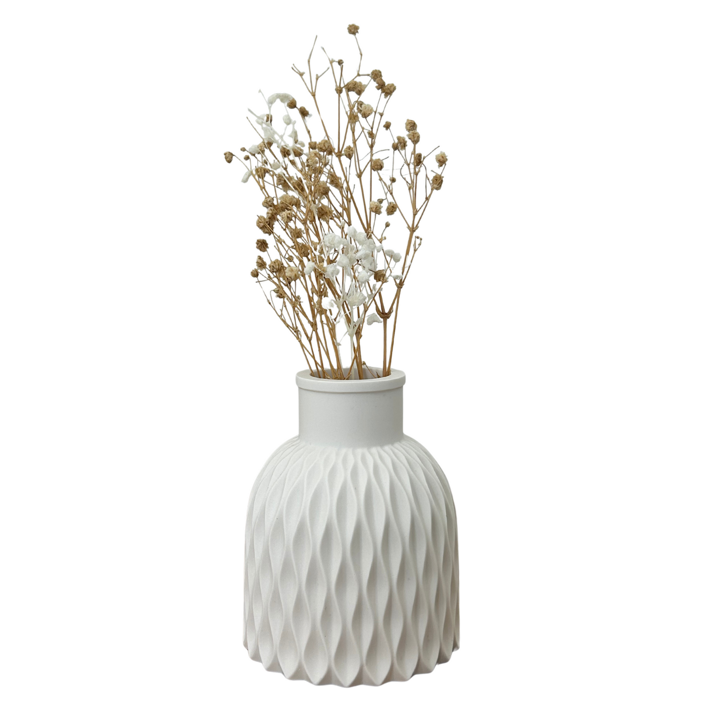 PREMIUM JESMONITE STONE GEOMETRIC VASE