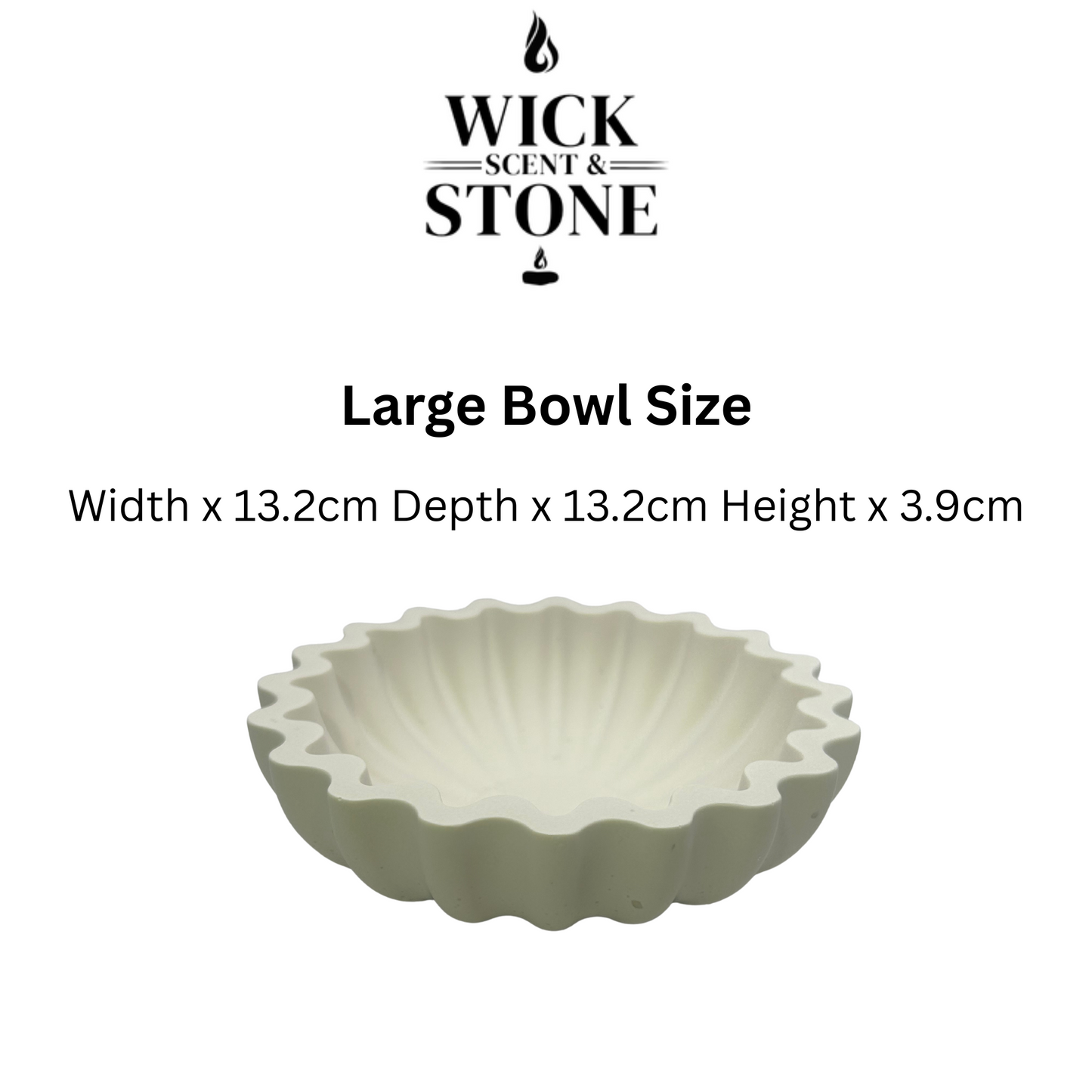 PREMIUM JESMONITE STONE DECORATIVE SEA SHELL STYLE BOWLS
