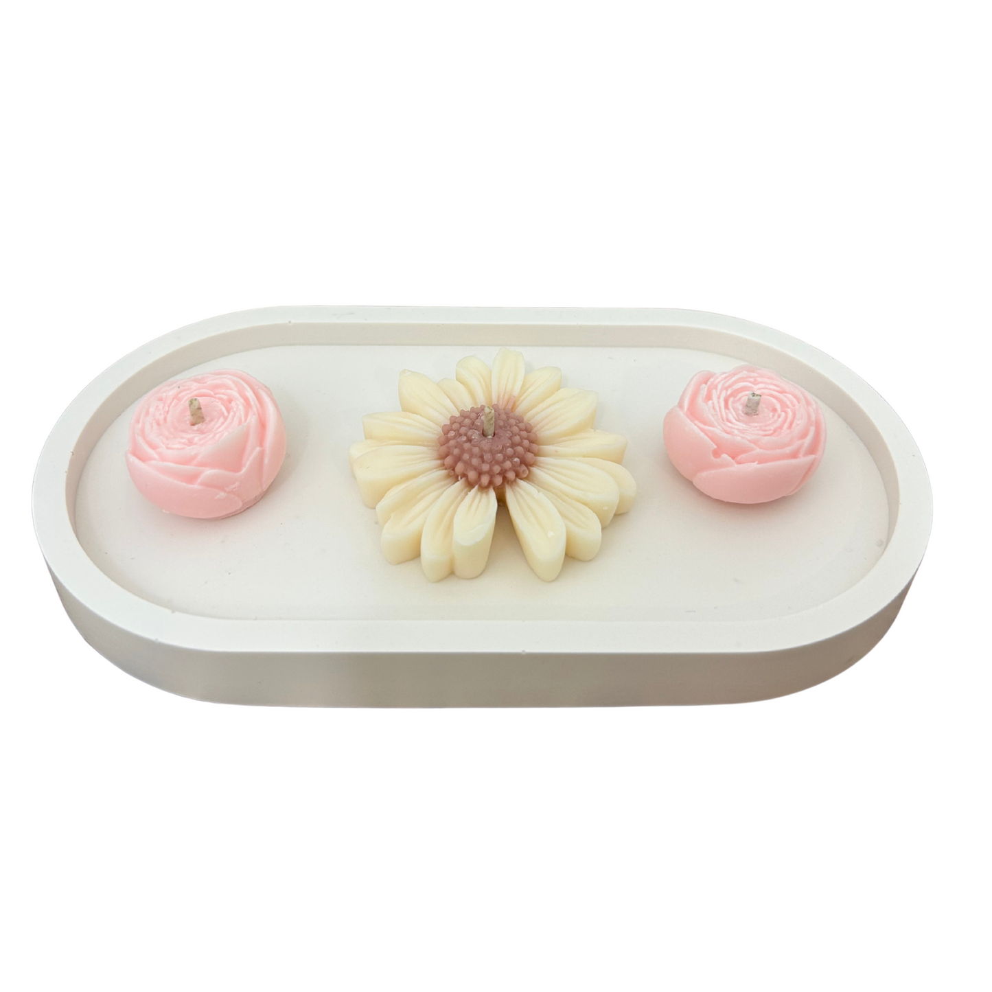PREMIUM JESMONITE STONE RECTANGLE OVAL TRAY