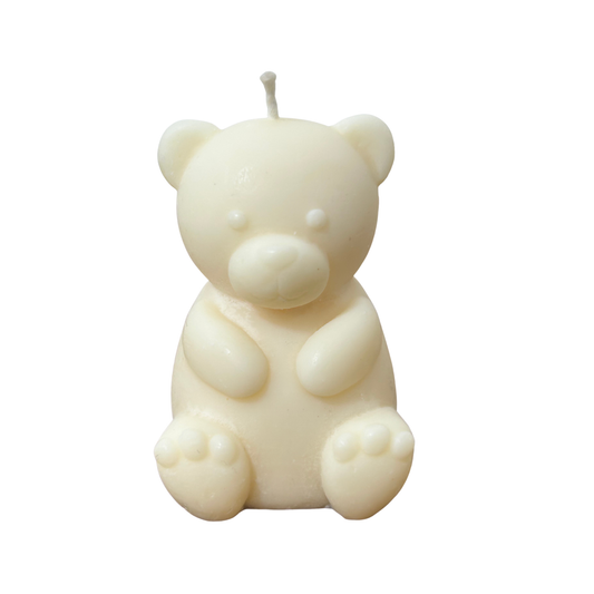 ECO-FRIENDLY BEAR SOY WAX PILLAR CANDLE