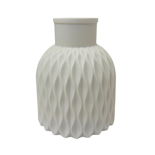PREMIUM JESMONITE STONE GEOMETRIC VASE