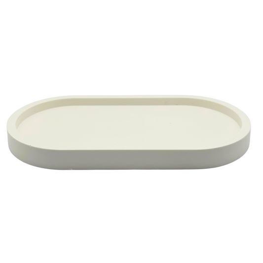 Jesmonite Rectangular tray on a white background