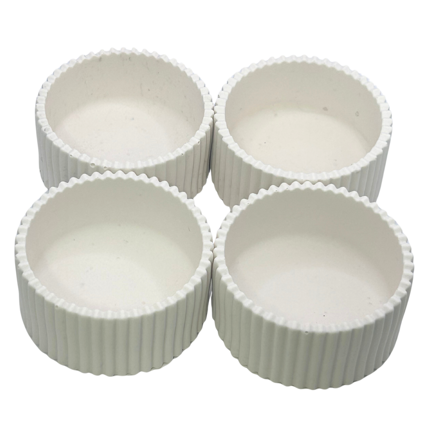 PREMIUM JESMONITE STONE RIBBED TRINKE JAR